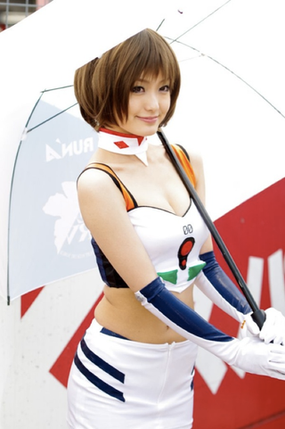 Illustration for article titled A Closer Look At The Evangelion Race Queens' Costumes